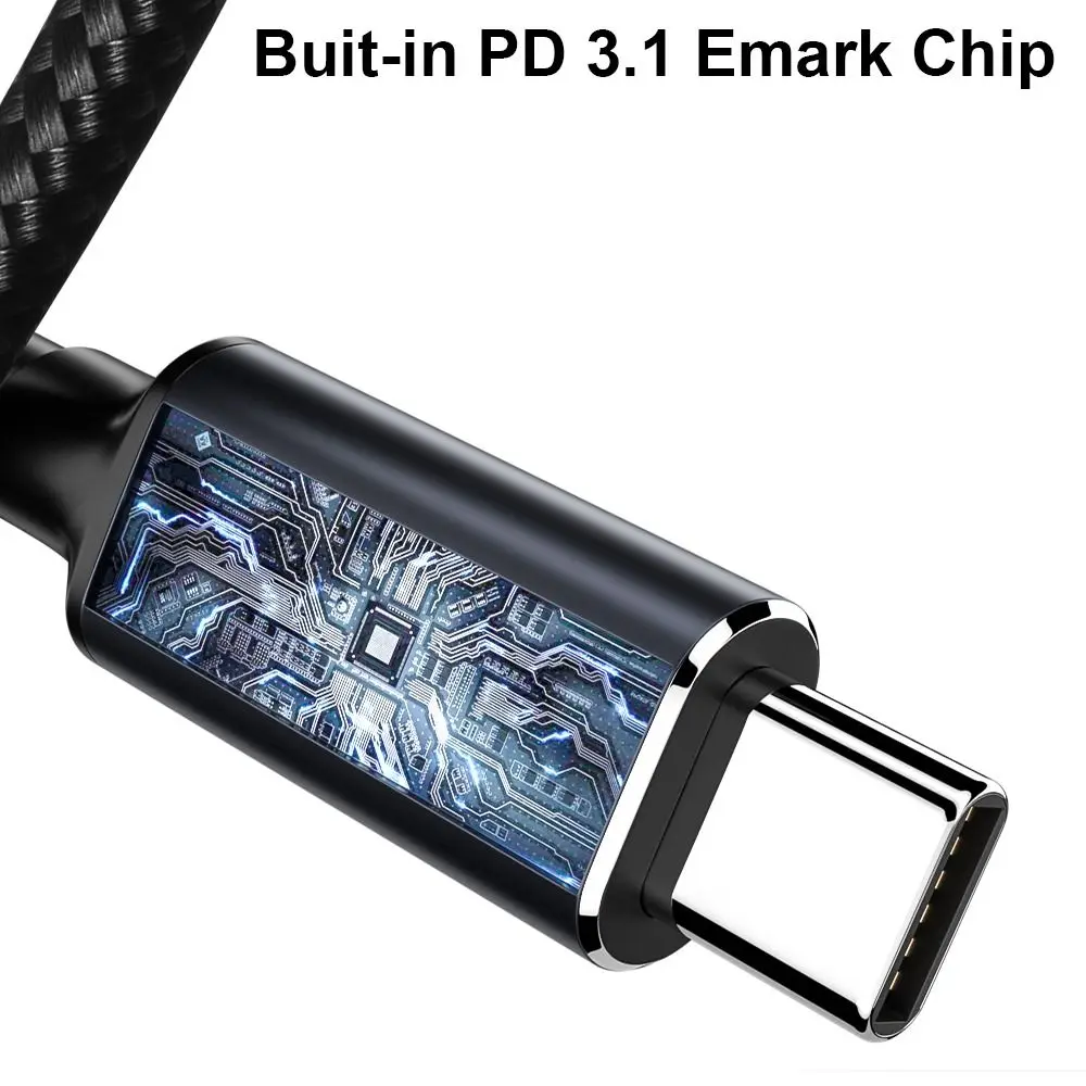 USB Type C to DC Cable, 180CM, PD 140W Laptop Power Supply Cord, 20V 7A Fast Charging Converter Line