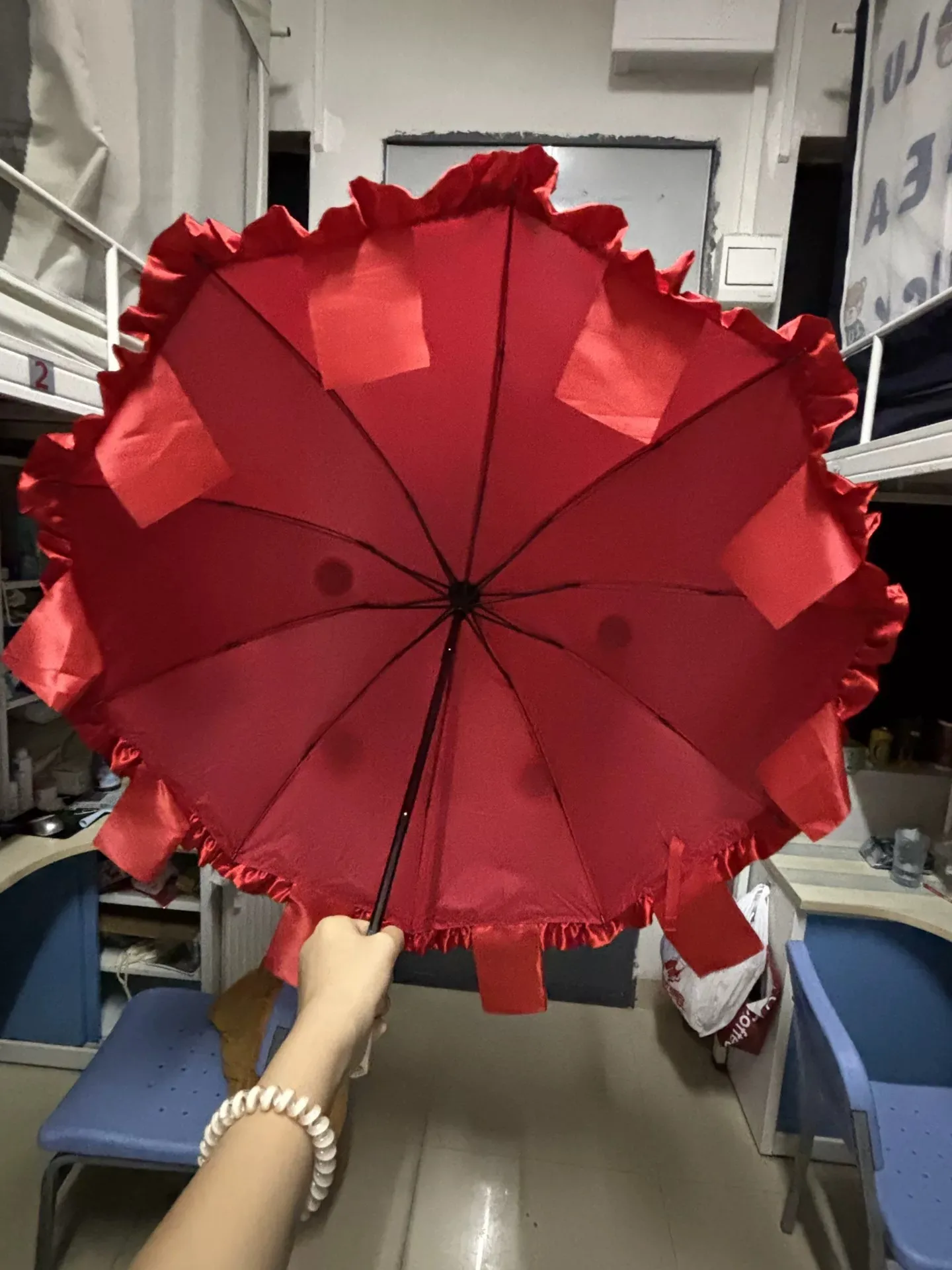 Ombrello Perona, Accessorio per Cosplay, per Halloween, Natale, Carnevale, Eventi e Feste, Regalo COS per Adulti, Accessorio Personalizzato - immagine 2