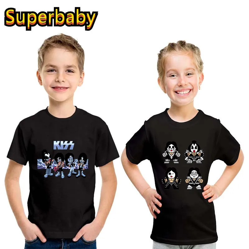 Kids Cotton Short Sleeve T shirt For Stormtrooper Fans Rock Band Print