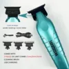 Professional Electric Trimmer 7000RPM High-speed Motor with Charging Base DLC Coated Blade Barbers Hair Clipper 3 Colors Carving 3