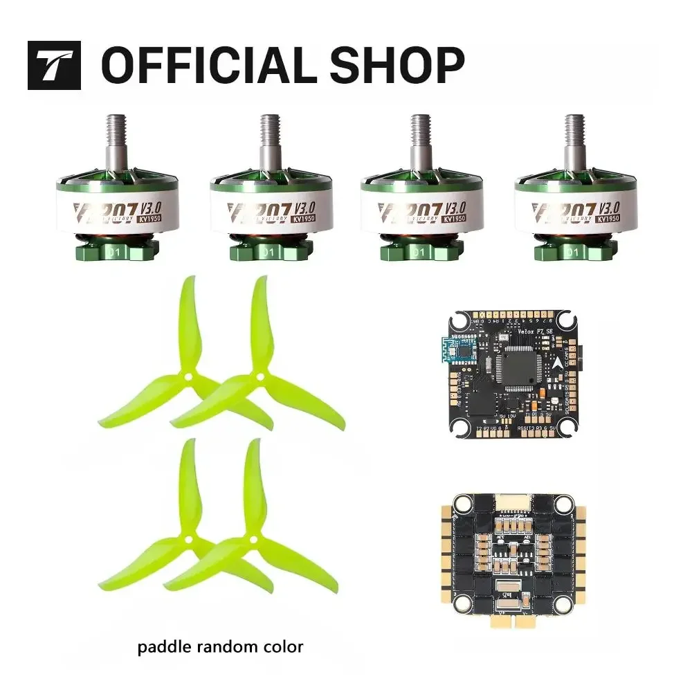 T-MOTOR T-HOBBY Brushless Motor Velox V3 Drone SET for 5 inch Freestyle FPV drones 6S Power System For Racing Drone DIY Parts thumbnail 2