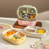 Bento box infantil de 3 compartimentos: Hermético y Apto para Microondas | Emoape