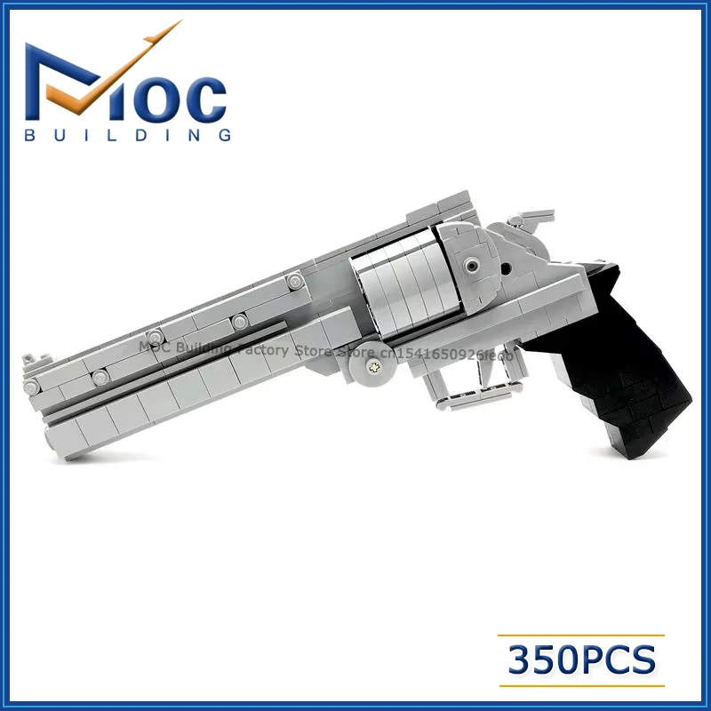 MOC Building Blocks Small Particle Pistol Model Creative Gun Boys Toys DIY Assembled Bricks Collection Display Xmas Gifts 1