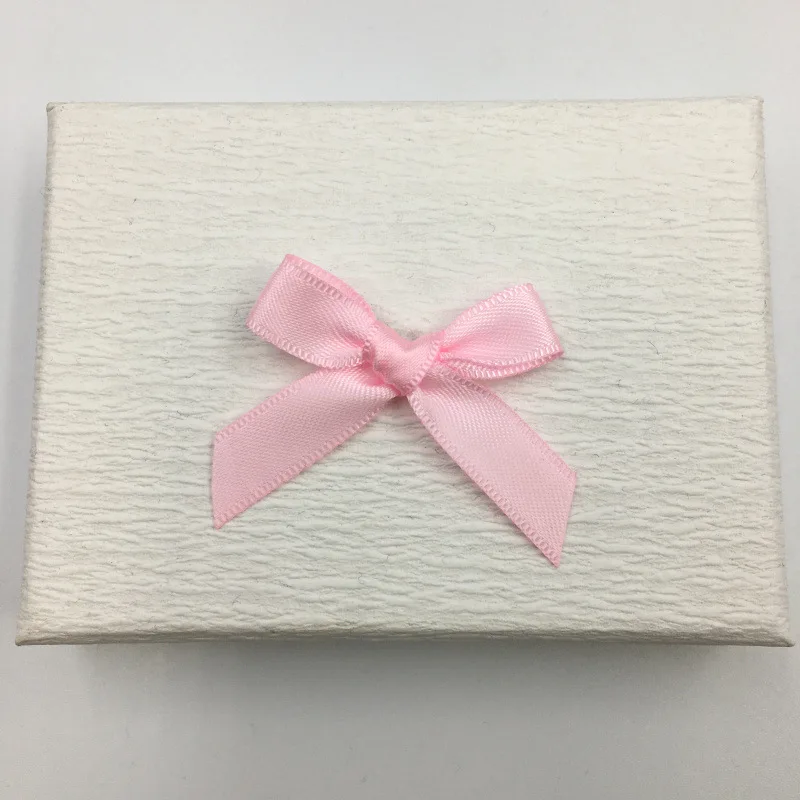 100Pcs Ribbon Bows Small Size Satin Ribbon Satin Ribbons Ribbon Decoration Ribbon Supplies for DIY Handwork Appliques Clothing Accessories Party Decoration