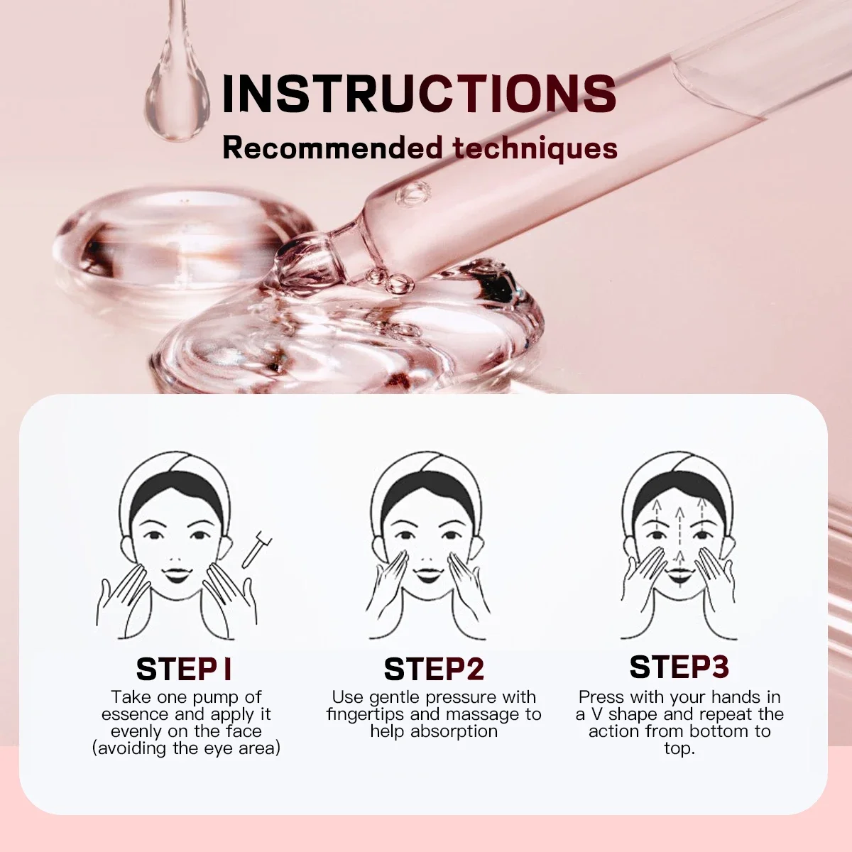 GuanJing Kojic Acid Face Serum 40ml Brighten Moisturizing Essence Skin Care Glycerol Niacinamide Hyaluronic Acid Serum 5