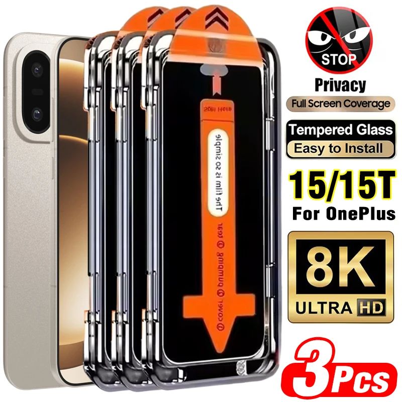 Anti-Spy Privacy Tempered Glass Screen Protector - Easy Installation, Dust-Free Protective Film