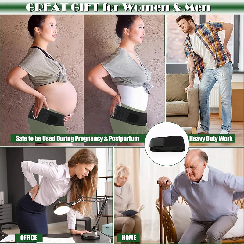 Sacroiliac SI Joint Hip Belt Lower Back Support Brace For Men Women Pelvic Support Belt Trochanter Belts Sciatica Pelvis Lumbar