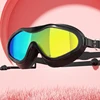 Swimming goggles with large frame, high-definition waterproof, anti fog, electroplated, anti UV, suitable for both men and women 5