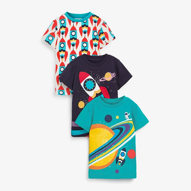 

Korea 2023 New Summer 2-8 Y Children Casual T Shirt Loose Kids T Shirts Cotton Tee Boys Short Sleeve Tops Baby Clothes Star