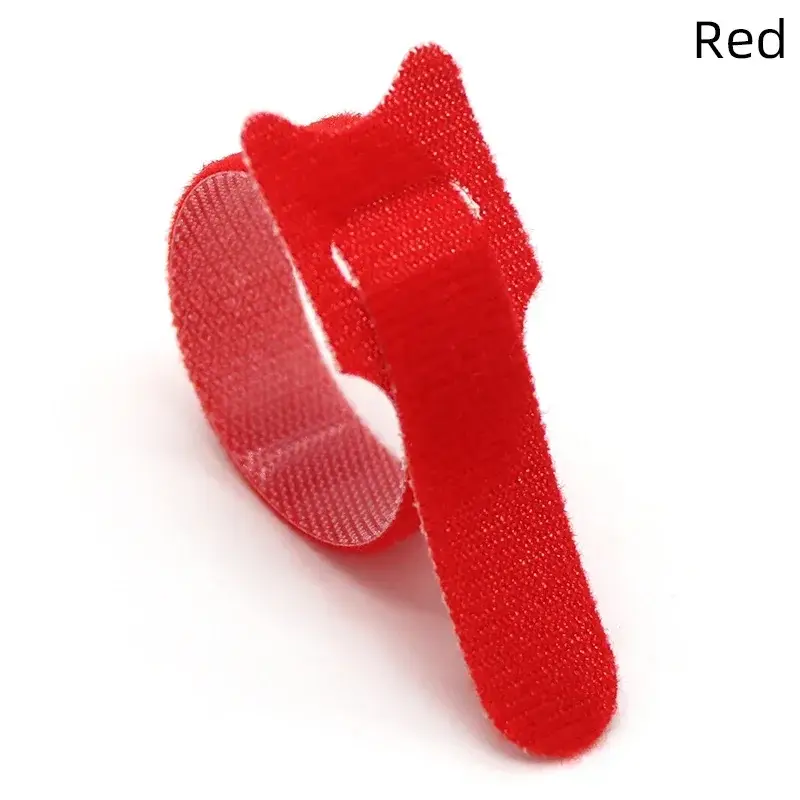 Releasable Cable Ties Wire Organizer Black 15 20 25 30cm Nylon Hook Loop Straps Wrap Zip Bundle Bandage Tie Plastics Fastening - Image 8