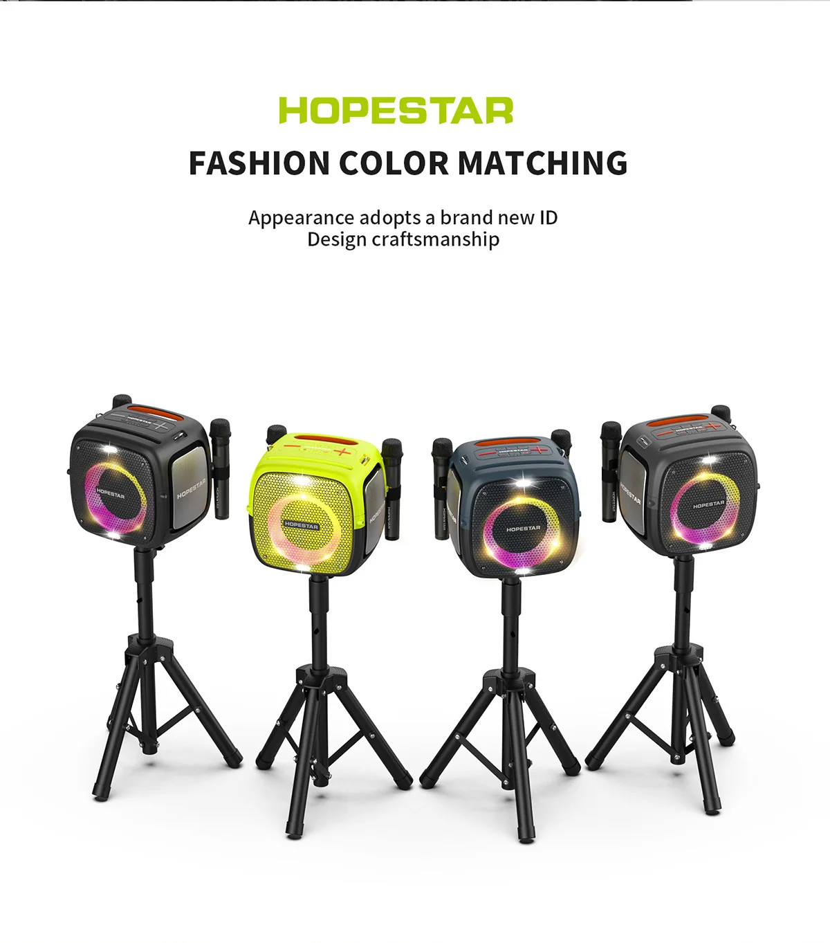 HOPESTAR-PARTYONE 80W High Power RGB Bluetooth Speaker description image 9
