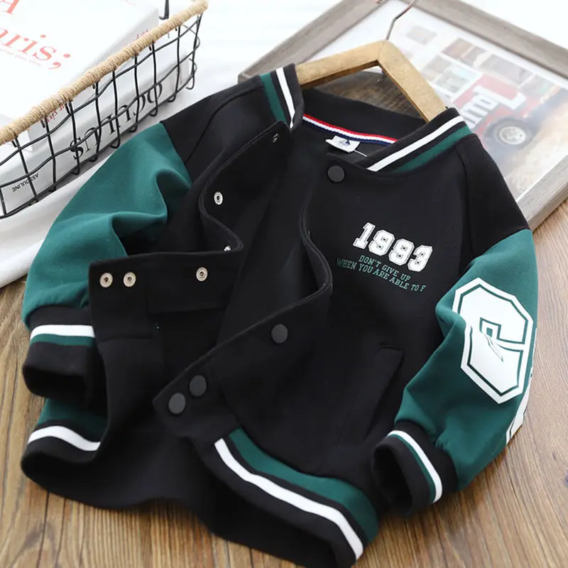 spring autumn kids coat for boys clothes 8 years teenage boy causal jacket bears children clothing outfits top 4-14 years