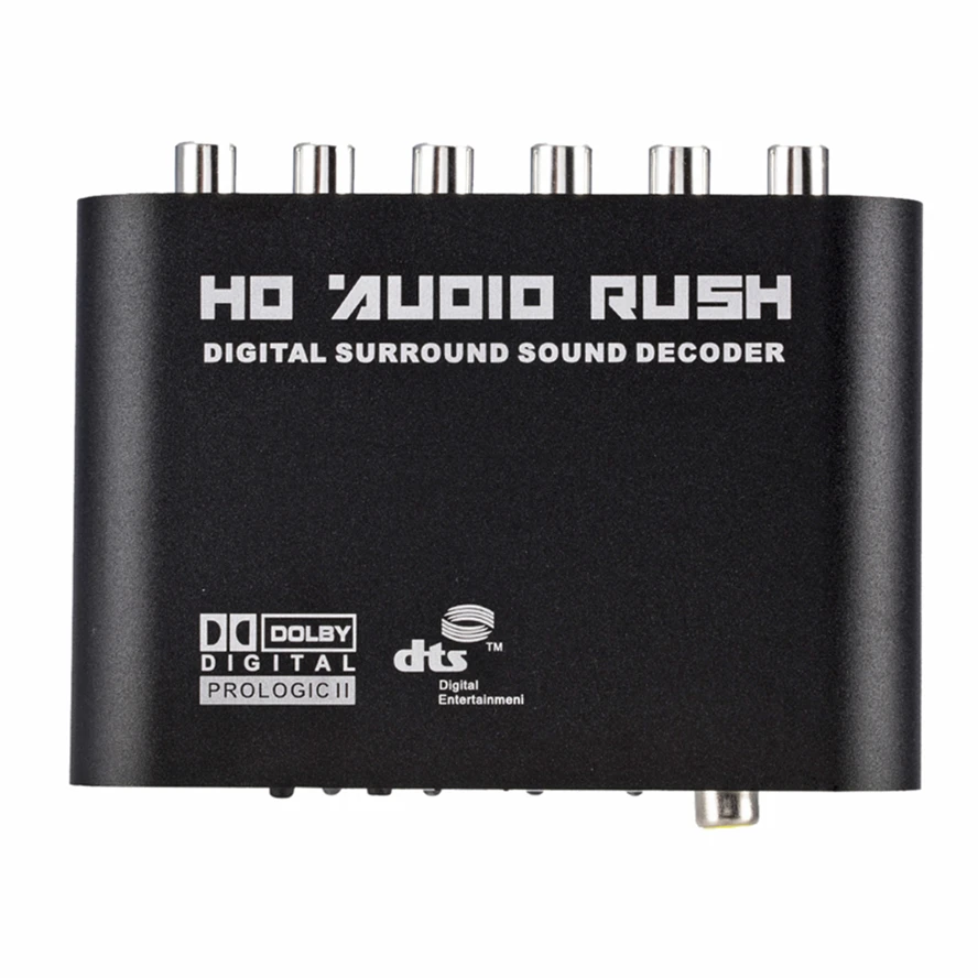 Stereo Conversor DAC Óptico SPDIF Coaxial AUX