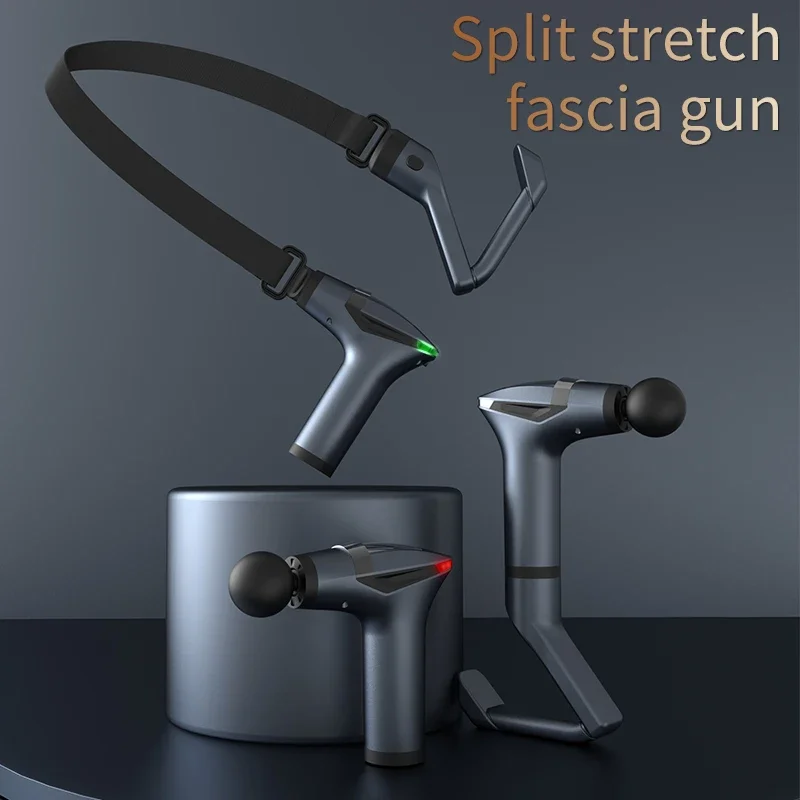 Electric Massager Multifunctional Muscle Relaxation Long-handle Massage Remission Tissue Percussion Body Electric Massage Gun