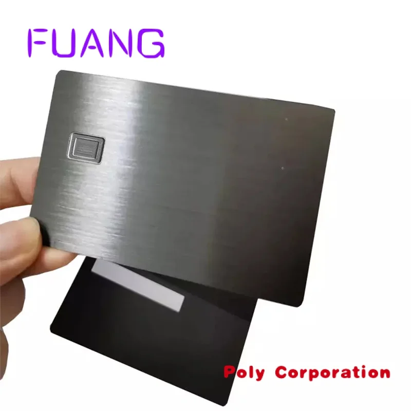 Custom  Factory Wholesale Price Customized Gold Blank Metal Visa Credit Card With Chip Slot