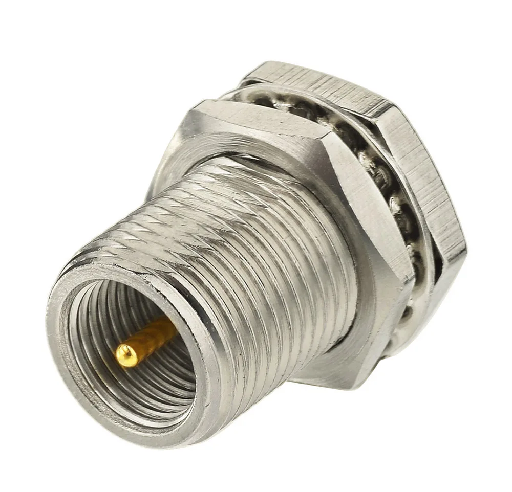 슈퍼뱃 50옴 FME 수컷 벌크헤드 너트 포함 RF 동축 커넥터 1.13mm 1.37mm 케이블 장착용 케이블 커넥터
