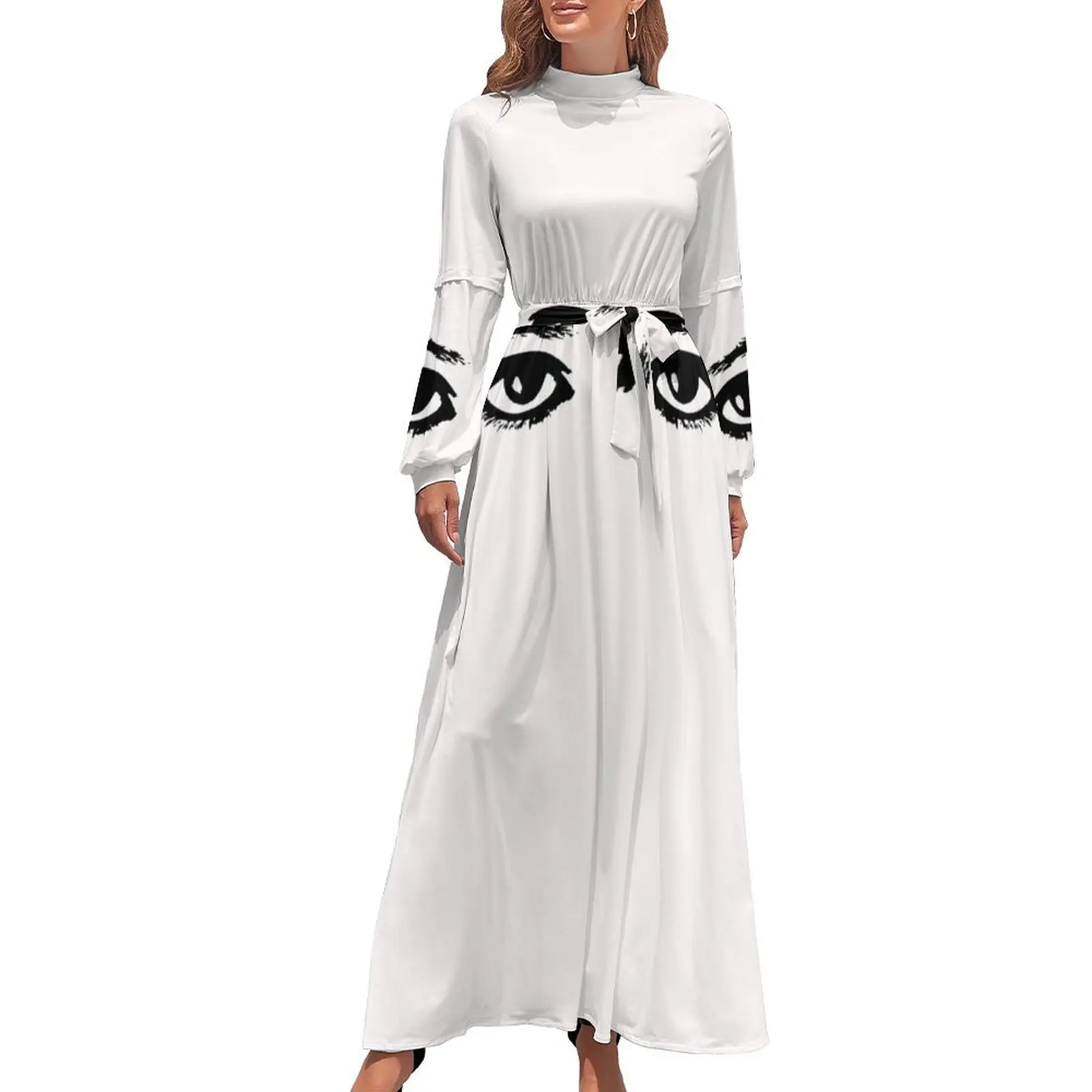 thumbnail image 1 of Vestido Largo Los Ojos Ropa de mujer vestido, 1 of 5