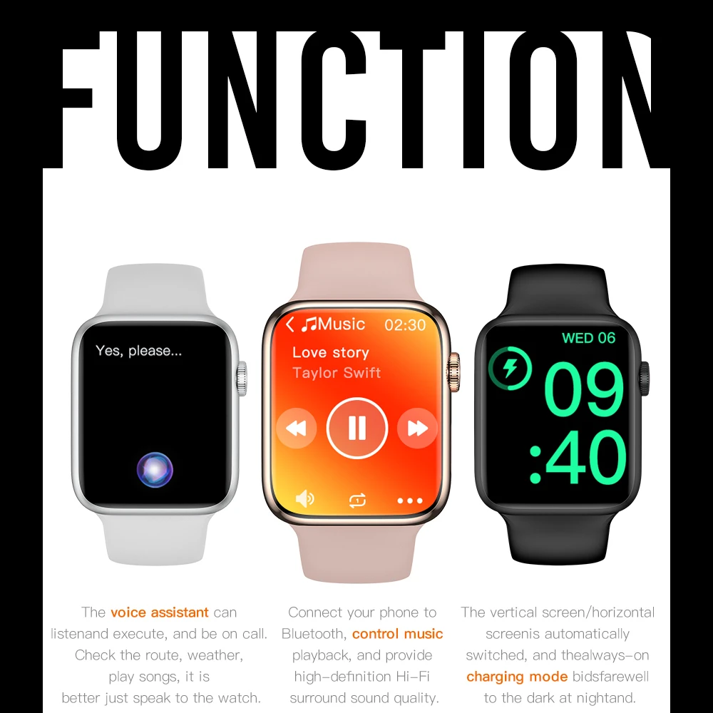  ̴ Ʈ ġ, ħ ECG NFC GPS , 1.74 ġ HD ġ ũ Ʈġ, W59, 41mm, ǰ