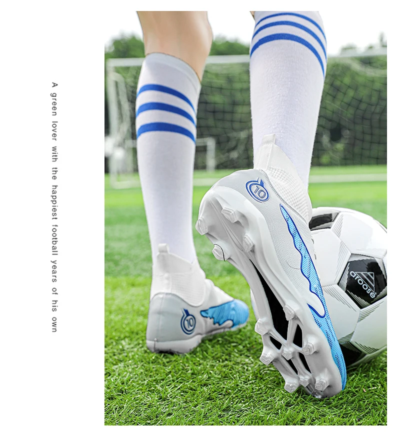 Fotballsko for menn, Society Fotballsko, Gress, Sklisikre, Futsal, Lange Pigger, Ankeltreningssko, Barn, Sport_voghion.com