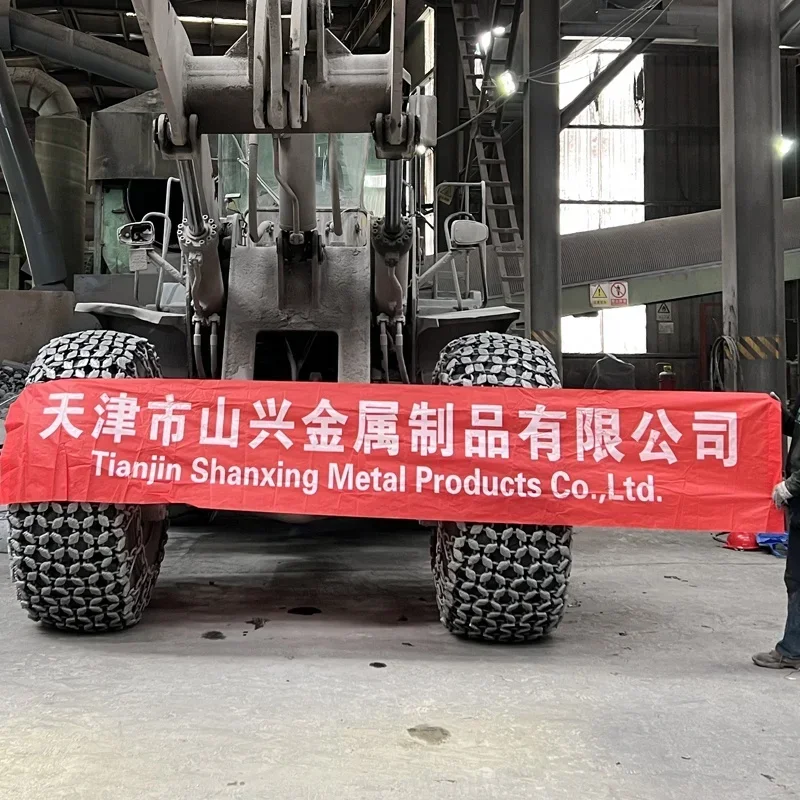 Reinforced Type Snow Chain For Truck Tyre