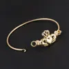 The Claddagh Irish Bracelet Bangle for Women Girls 4