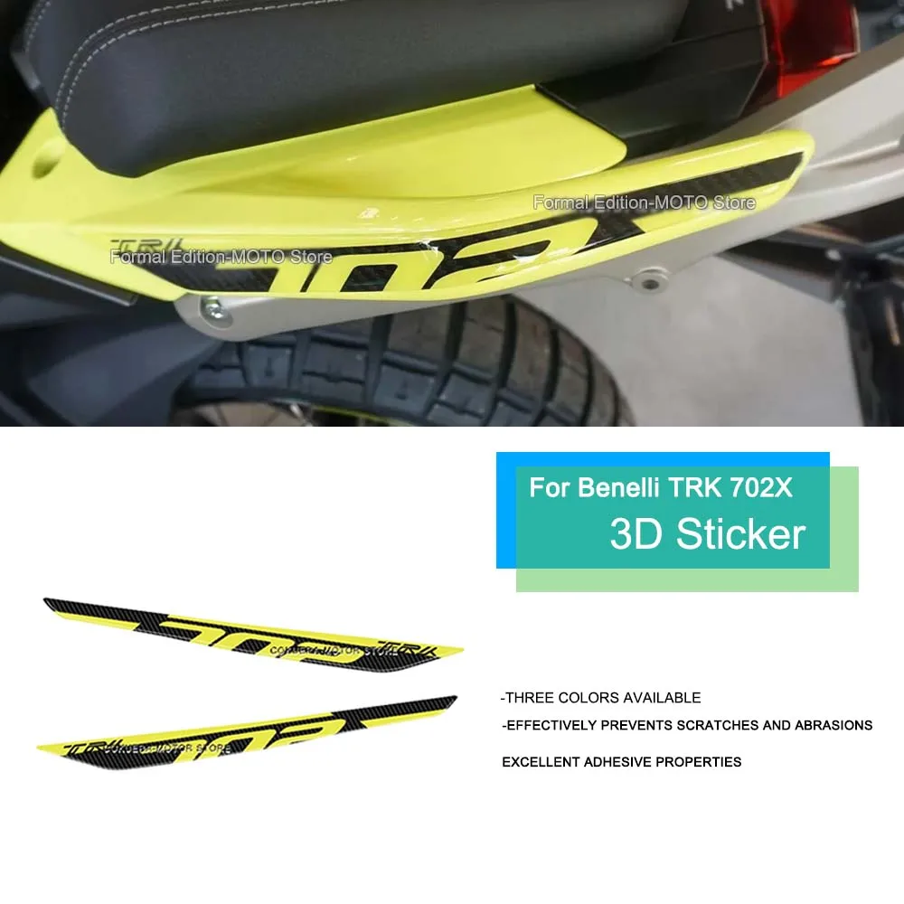 For Benelli TRK 702 702X 2023 3D Gel Epoxy Sticker Waterproof Anti-Scratch Motorcycle Handlebar Protection Sticker waterproof handlebar bag folding storage pack for electric scooter bicycle