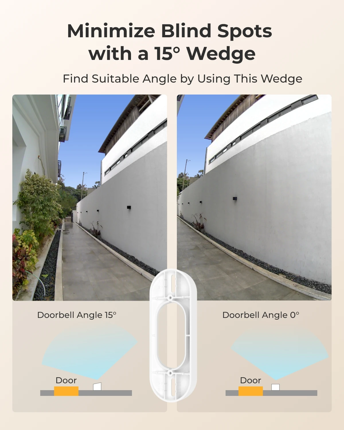 Smart Video Doorbell 2K+ PoE Wired Video Intercom Human Detection 2-Way Audio Support Alexa Google
