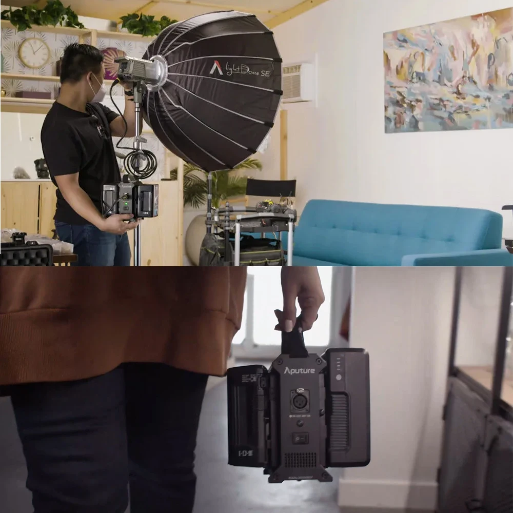 ブラジル在庫) Aputure 2 ベイ バッテリー パワー ステーション V