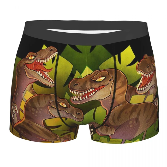 Clever Girl Jurassic Park Dinosaur Underpants Breathbale Panties Men's  Underwear Ventilate Shorts Boxer Briefs - Boxers - AliExpress