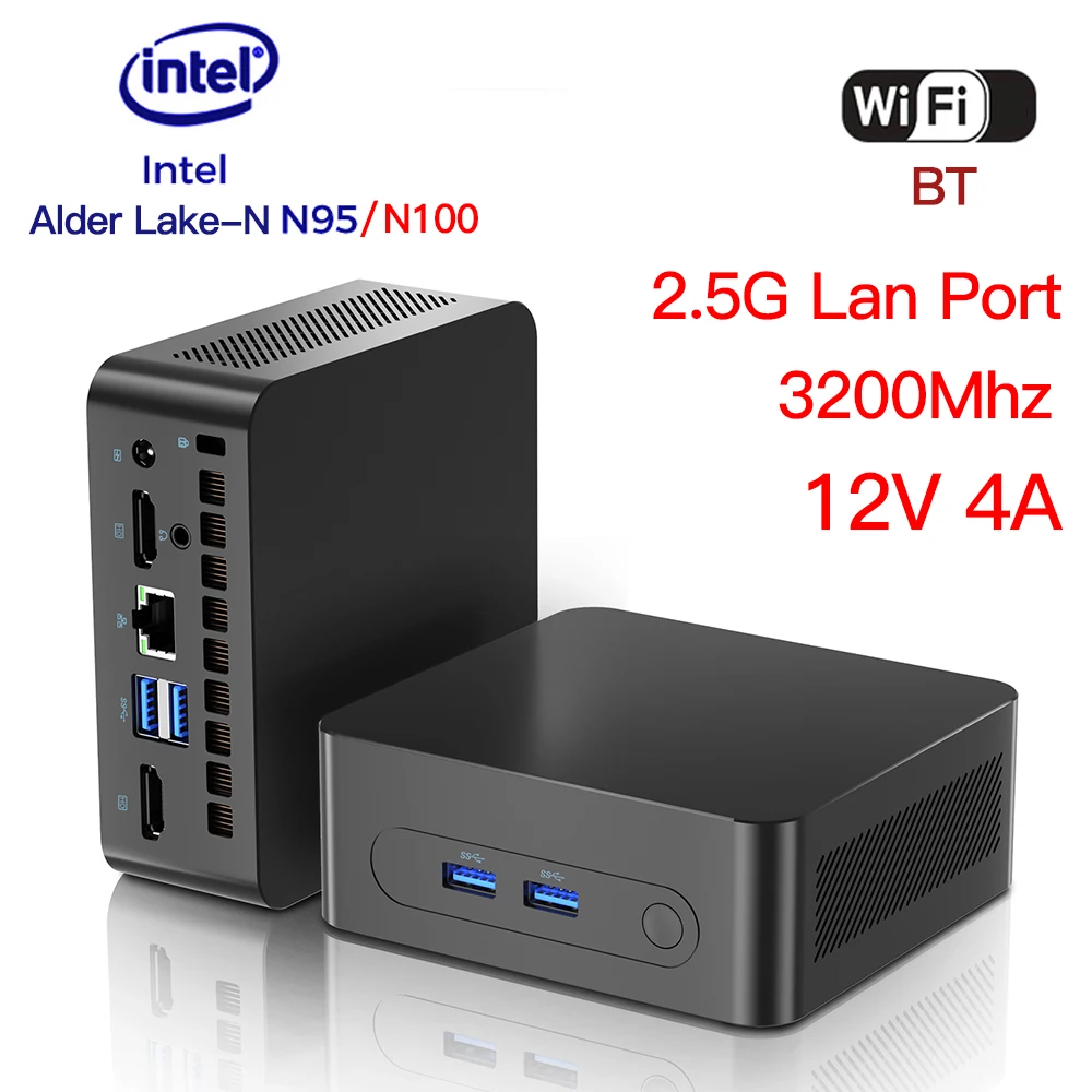 WayPonDEV Mini PC N100 12+128G M.2 2242 WayPonDEV BY51 Intel