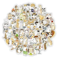 10/30/50PCS Super Cute Kitten Cartoon Sticker For Luggage Laptop IPad Cup Skateboard Journal Gift Waterproof Sticker Wholesale 1