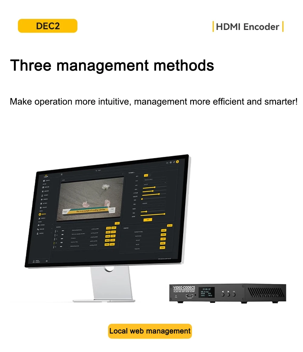 Link Pi DEC2 2-channel HDMI Encoder 4KP60 Decoder SRT NDI RTMP Live Streaming 2G