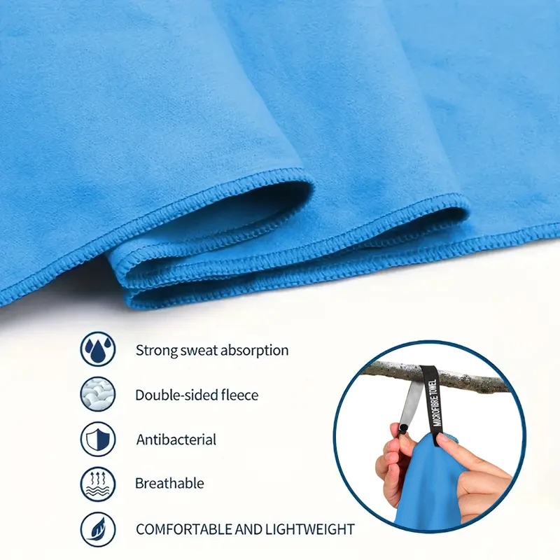 3PCS Quick-Dry Sports Towel Microfiber travel Sports Towel Running Yoga Gym Fitness Basketball Outdoor Camping Hiking BeachTowel 4
