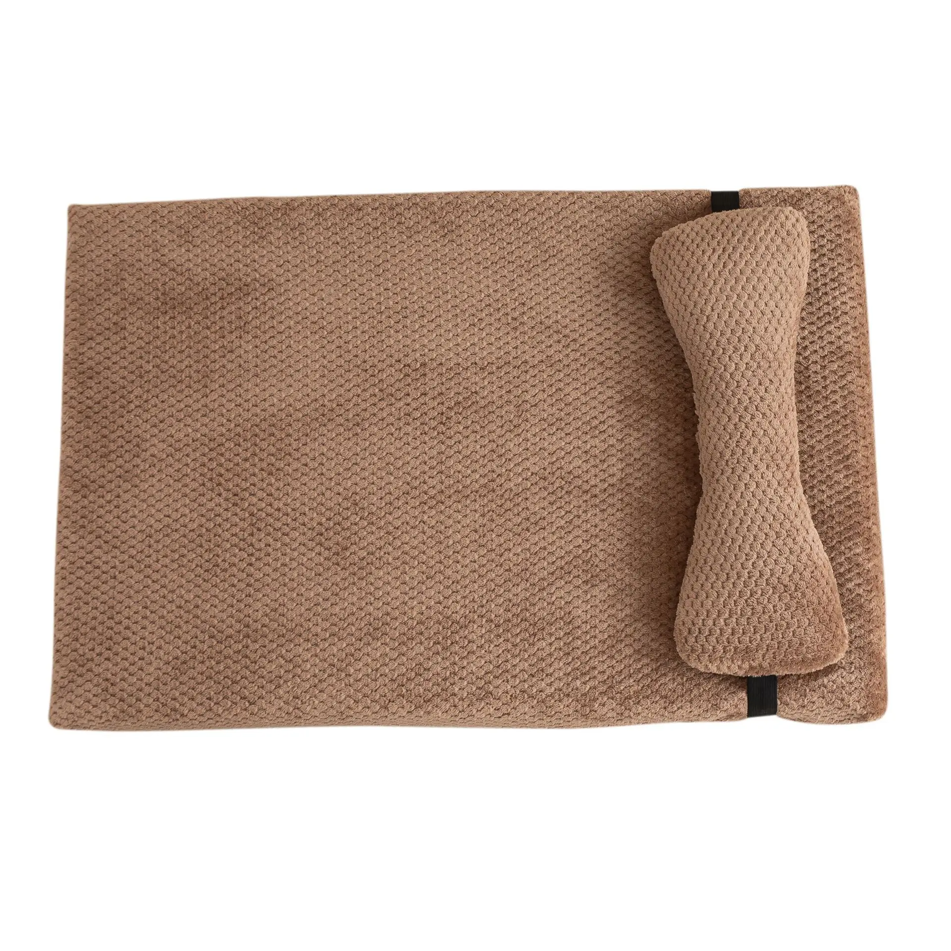 thumbnail image 1 of Cama cálida y calmante para perros con almohada, alfombrilla esponjosa de felpa para perros con funda lavable extraíble para perros y gatos grandes, medianos y pequeños, 1 of 4