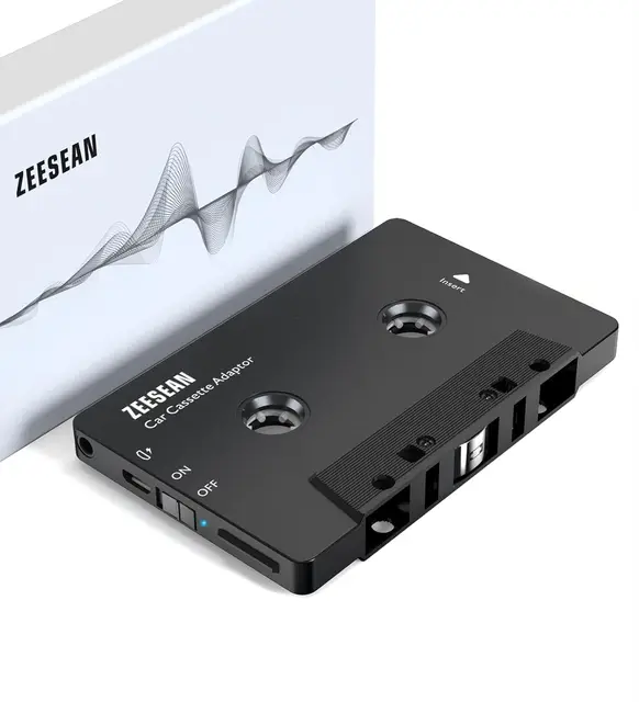 Cassette Bluetooth Adapter for Car, Bluetooth 5.1 Cassette Adapter, Car Audio Bluetooth Wireless Cassette Receiver