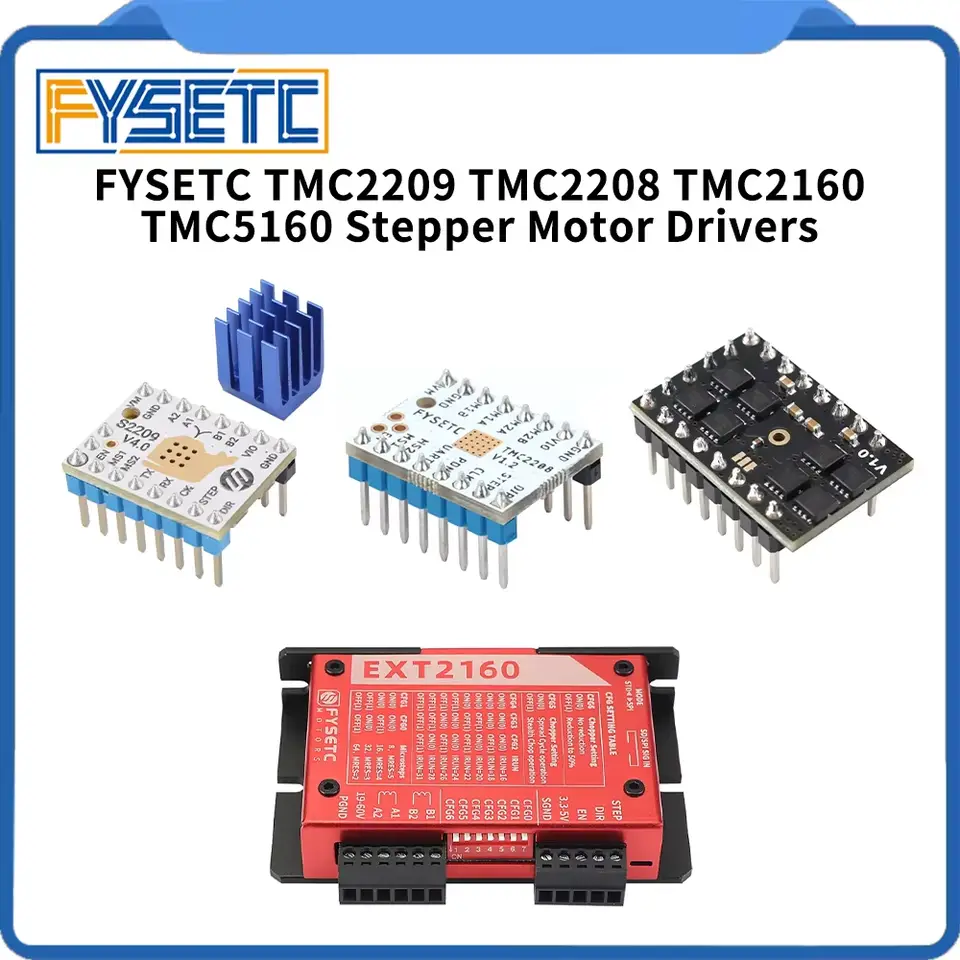 FYSETC TMC2209 TMC2208 TMC2160 TMC5160 Stepper Motor Drivers For Octopus Spider SKR Ender3 V2 Voron 2.4 3D Printers image 1