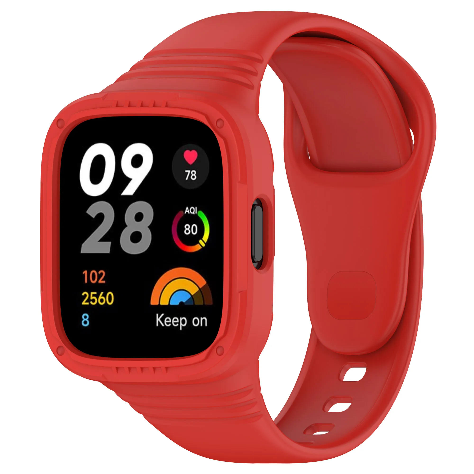 Silicone Strap with Protective Case