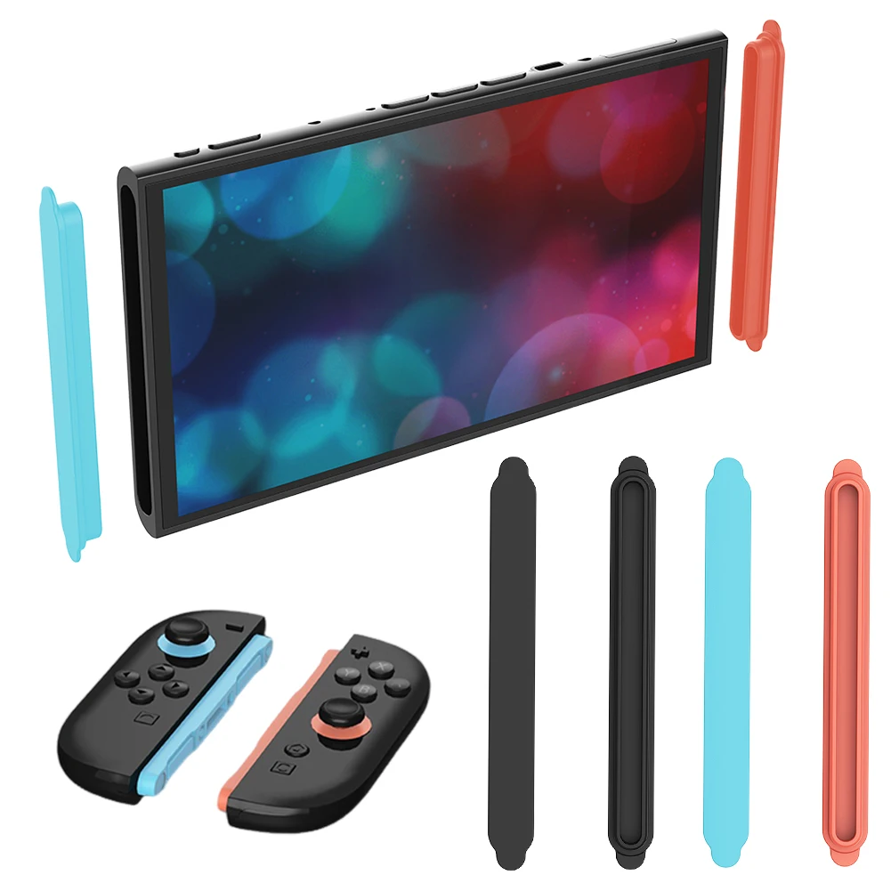 For Switch 2 Dust Prevention Plug Silicone Dust Plug Decoration Strips For Switch 2 Joy-Con Decorative Strips Handles Trim