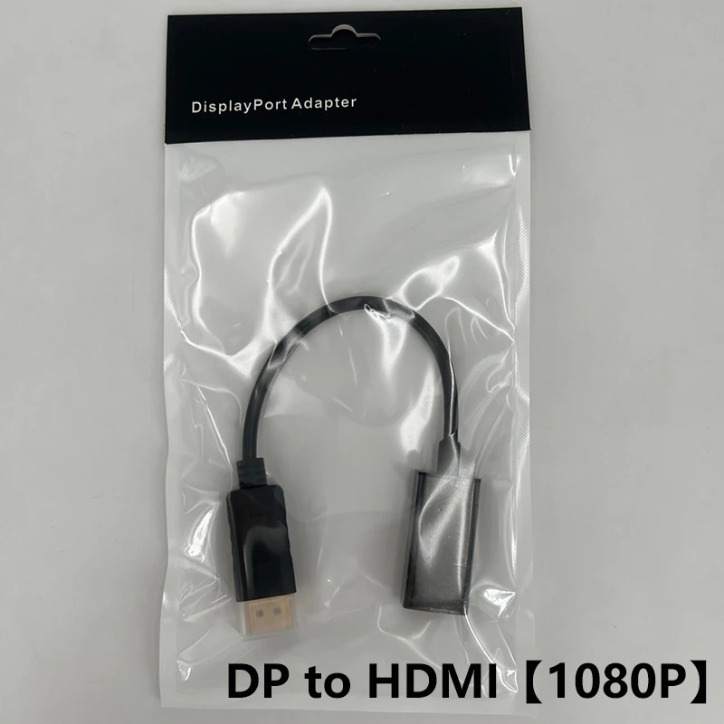 DisplayPort - HDMI Adaptörü 4K 60Hz - PC, Dizüstü Bilgisayar ve Monitör için Erkek - Dişi Dönüştürücü, Tak ve Çalıştır