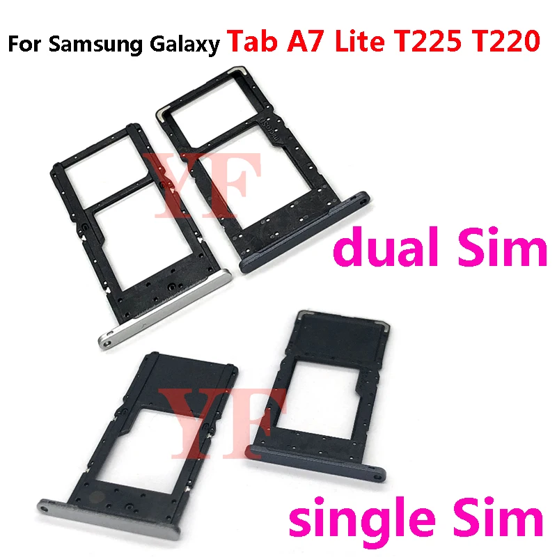 Bandeja de tarjeta SIM para Samsung Galaxy Tab A7 Lite, T220, T225, SM