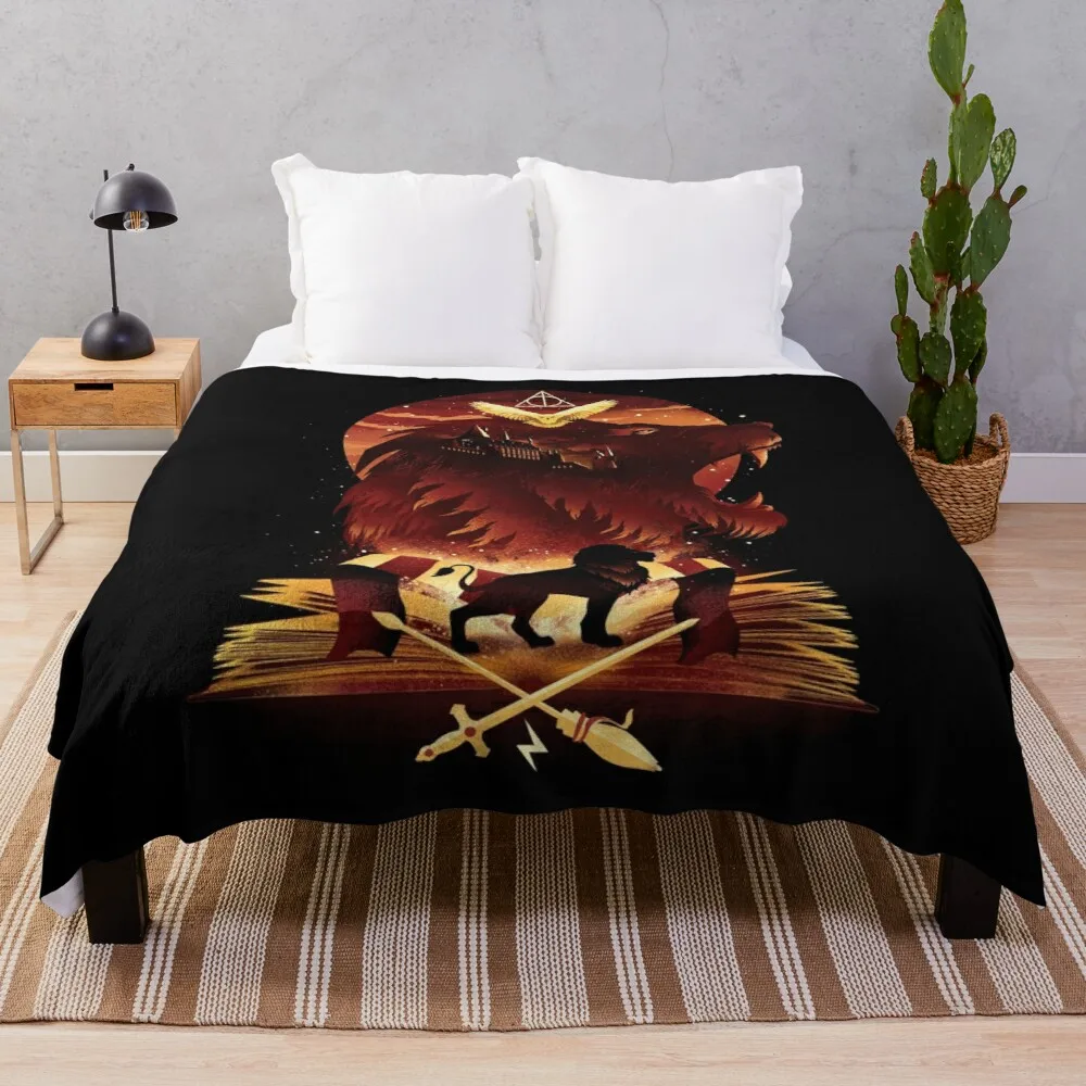 

Book of Magical Lion Throw Blanket Sofa Throw Blanket