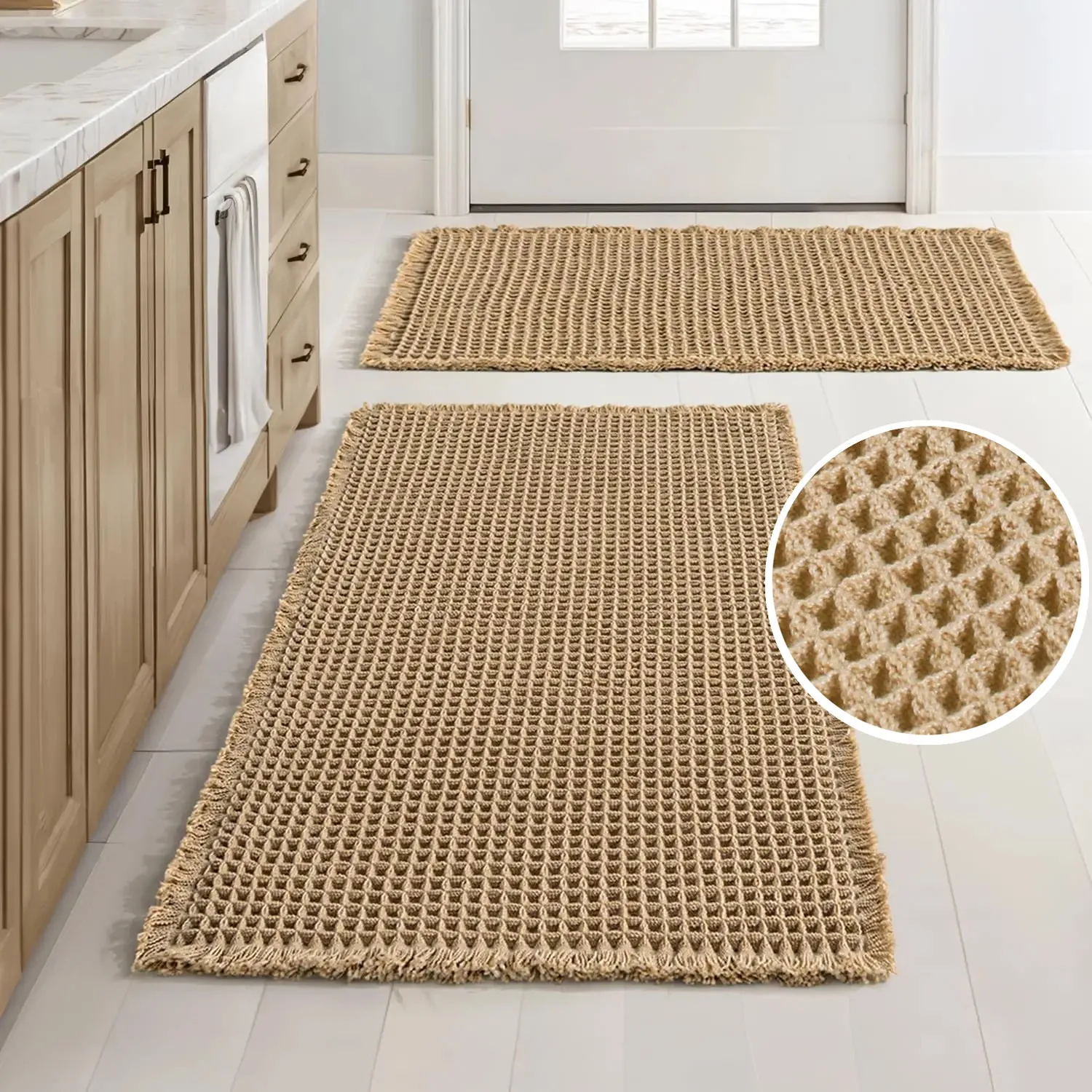 Boho Ultra-Soft Non-Slip Washable Absorbent Bathroom Rug