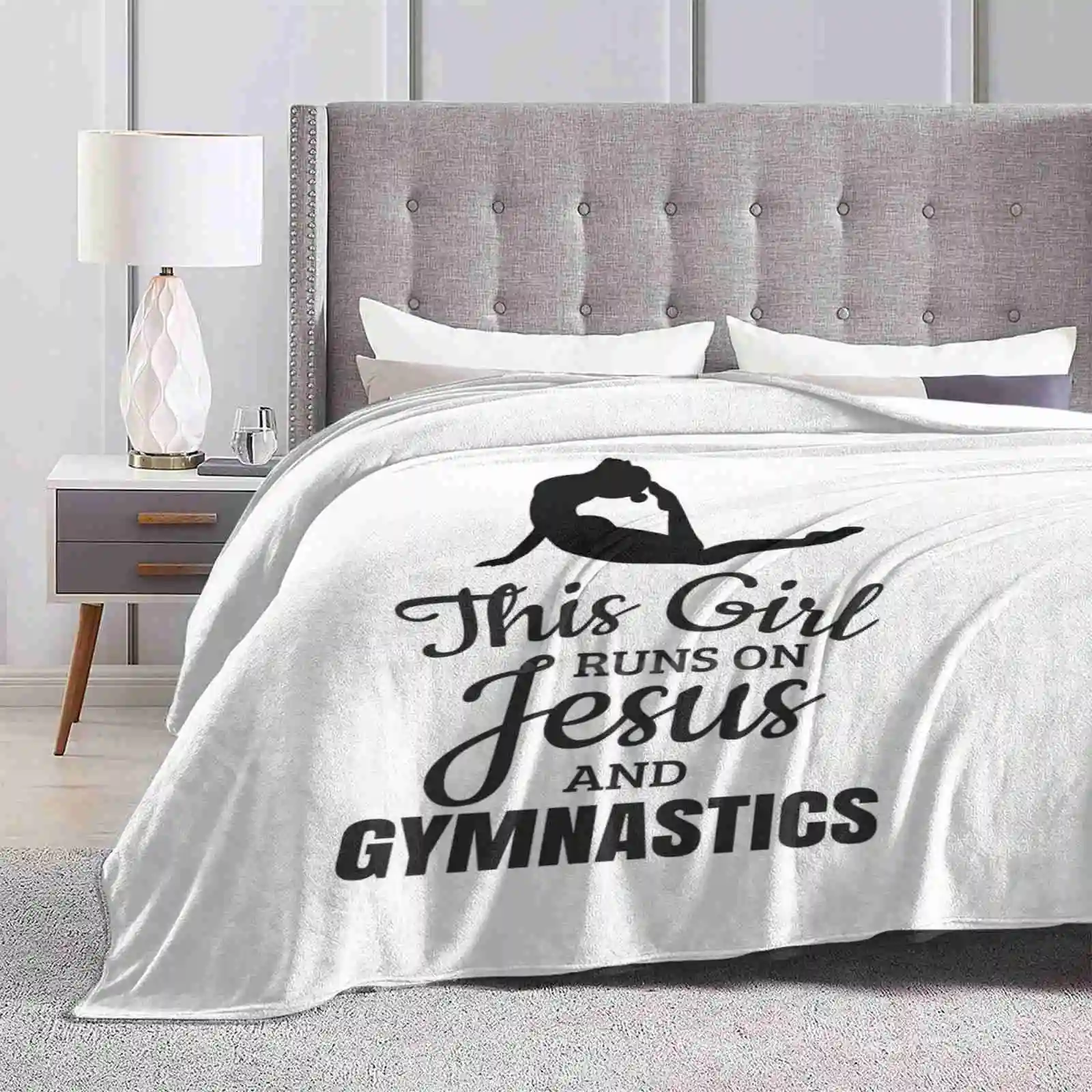 

Рубашка для гимнастики, гимнастический подарок для девочек, высококачественный удобный диван для кровати с Иисусом, мягкое одеяло, гимнастический плеер