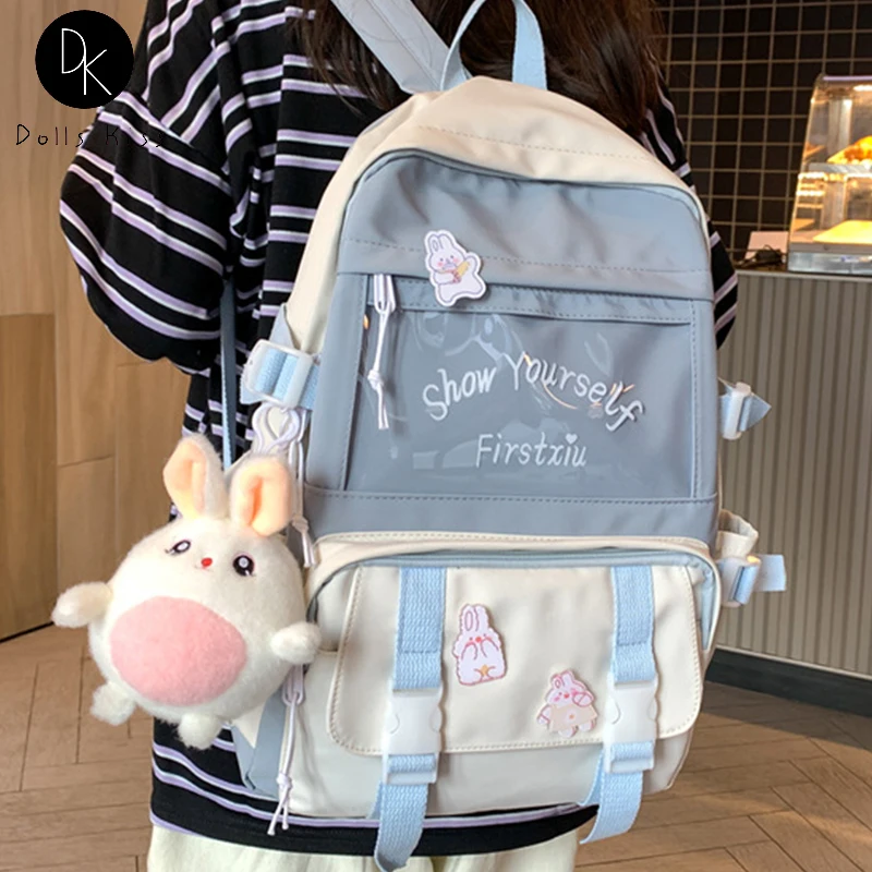 

Kawaii Girl School Bag Cute Backpack Women Large Capacity Backpack Waterproof Book Bag for Girls Travel Laptop Backpack