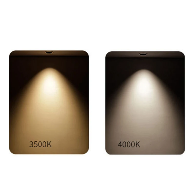 눈부심 방지 LED COB 스포트라이트, 조도 조절식 오목한 다운라이트, 알루미늄 다이닝 룸, 사무실 침실 조명, 7W