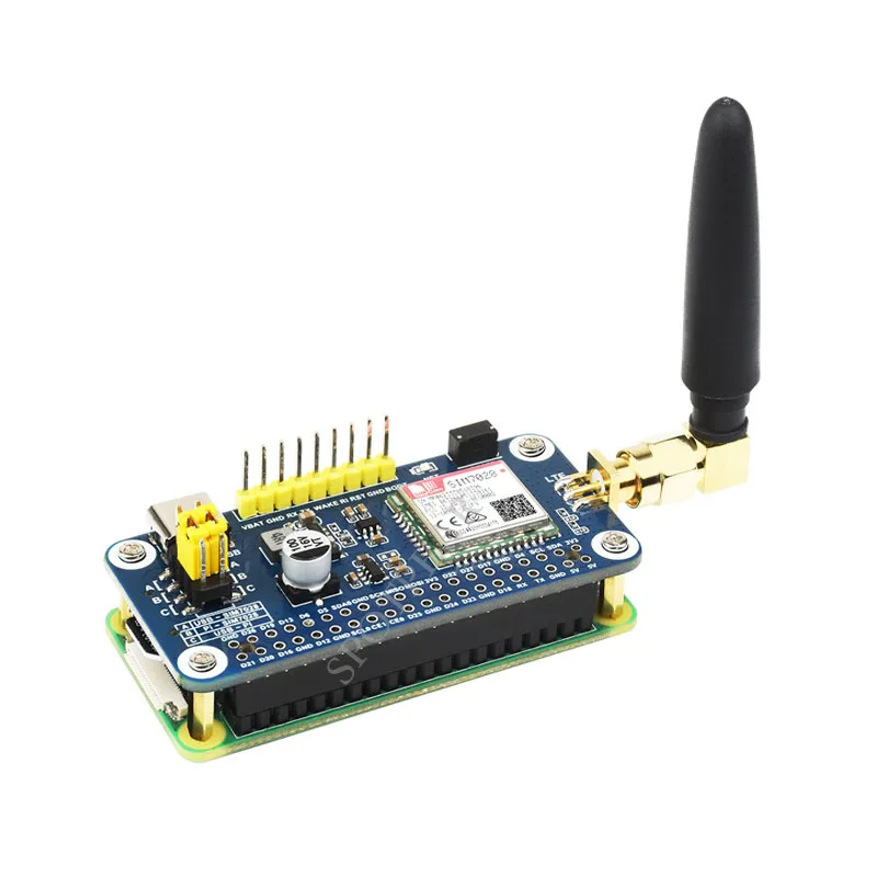 

Raspberry Pi NB-IoT expansion board SIM7028 module Supporting global frequency bands for NB-IoT communication with GSM Antenna