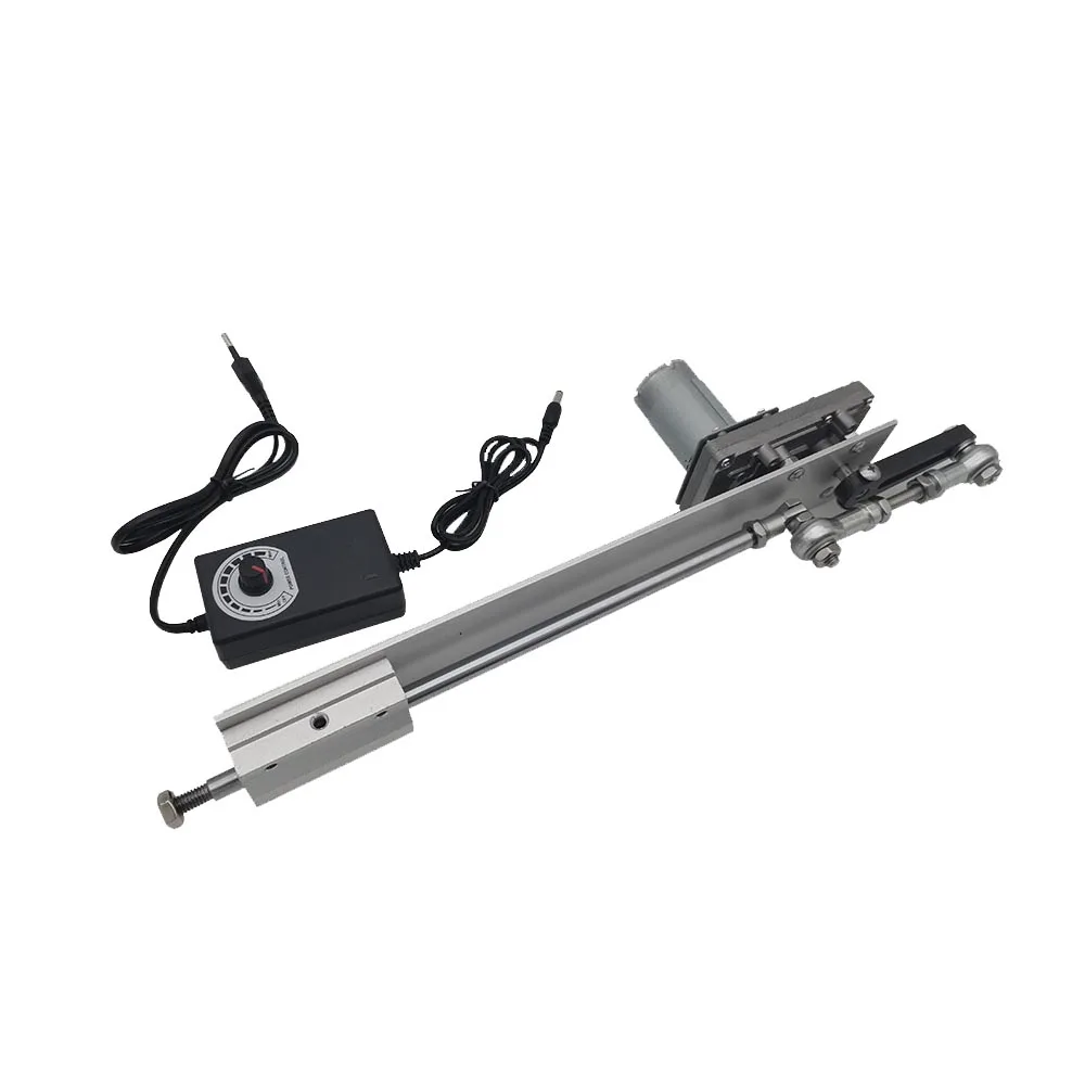 Telescopic Rocker Arm Actuator With End Connector And Speed Regulation