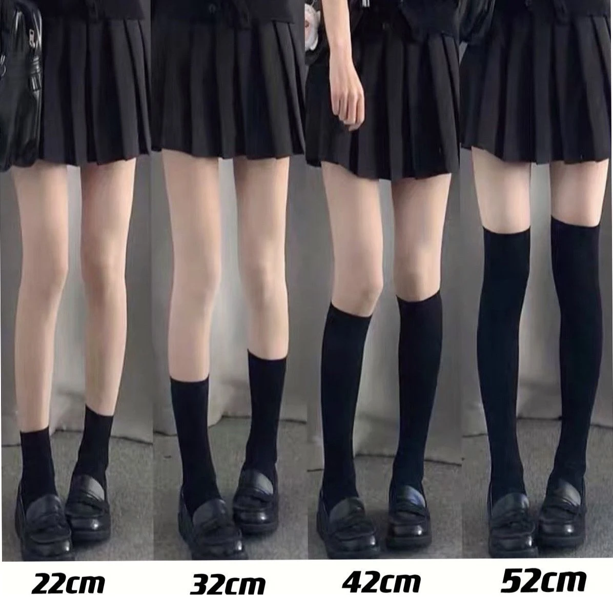 

Lolita Sexy Women Stockings Cute Black White Long Socks Over Knee Thigh High Socks Women Compression Socks knee high socks