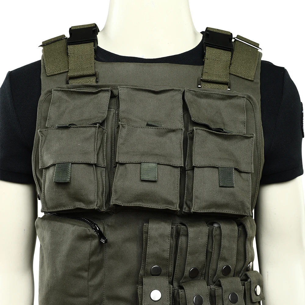 Adult Man Carlos Oliveira Cosplay Costume Vest Pants Accessories Halloween Comic Con Fancy Dress Made Outfit