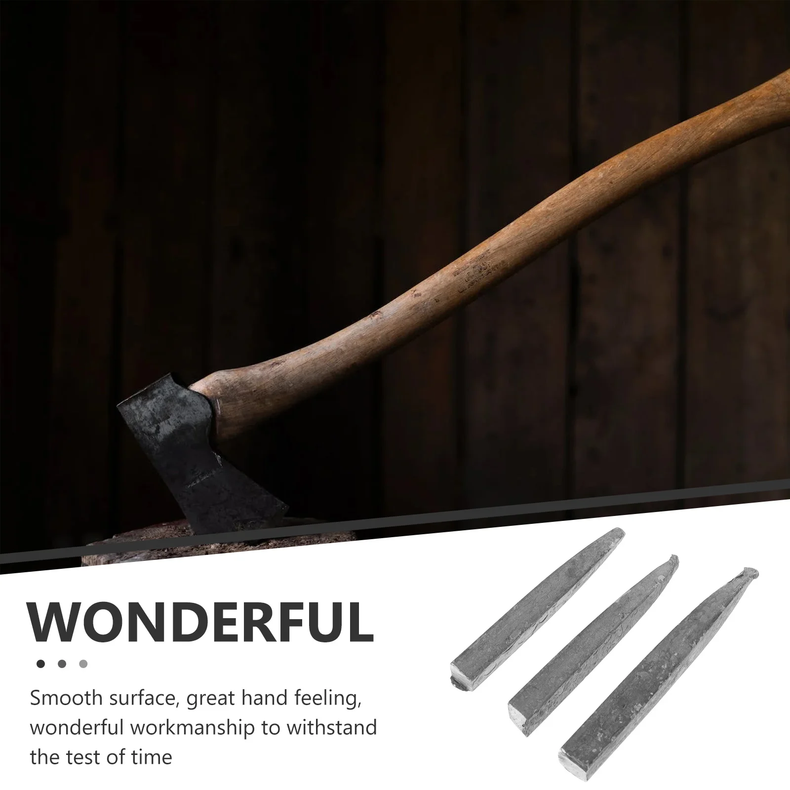 Wooden Handle Wedges Metal for Hammer Replacement Installation Accessories Sturdy 3